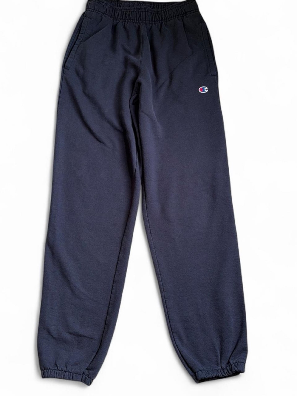 Champion Men’s Dark Navy Fleece Joggers with Logo